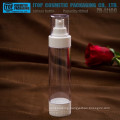 ZB-LI30 30ml attractive and classical white and clear 1oz round 30ml airless packaging bottle